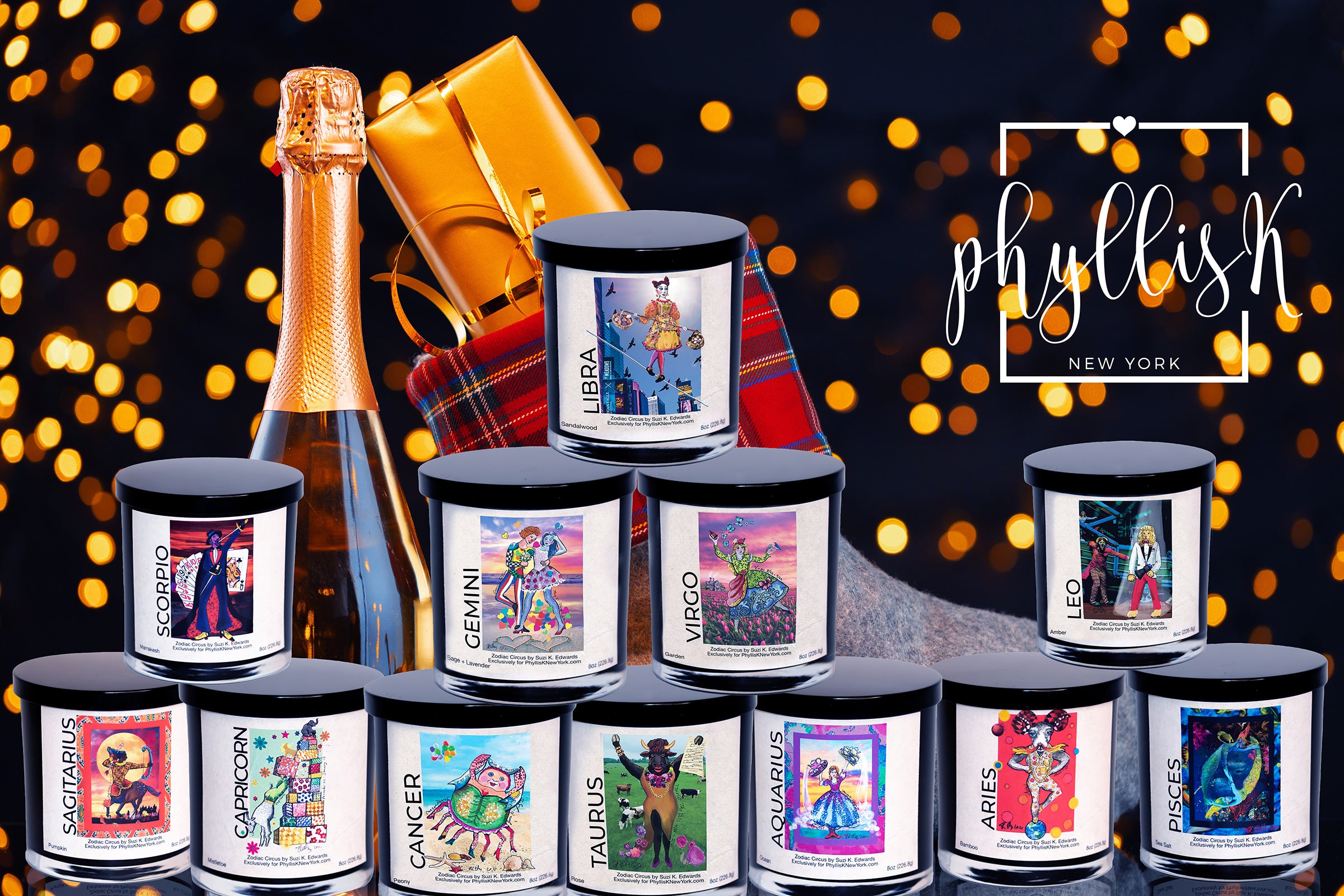 Zodiac Circus Soy Candle Limited series Art collection