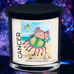 CANCER Peony Zodiac Circus Soy Candle
