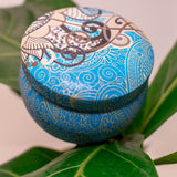 Patterned Mediterranean Fig Travel Candle