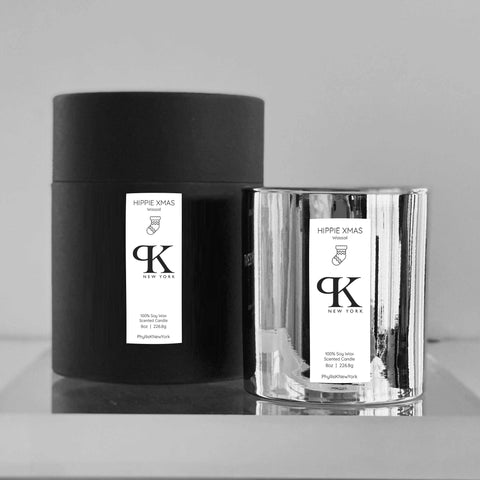 <transcy>Candela natalizia di Natale hippie</transcy>