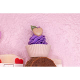 Purple Heart Cupcake