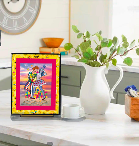 GEMINI Zodiac Circus Plaque - Home Decor