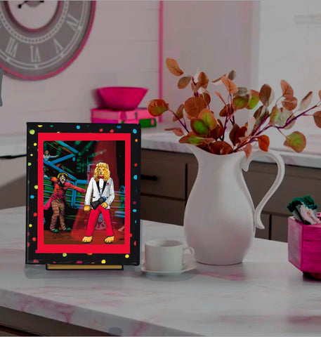 LEO Zodiac Circus Plaque- Home Decor