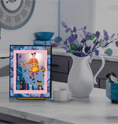 LIBRA Zodiac Circus Plaque- Home Decor