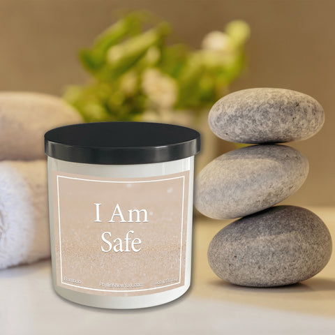 I Am Safe Affirmation Soy Candle