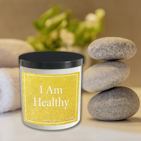 I Am Healthy Affirmation Soy Candle