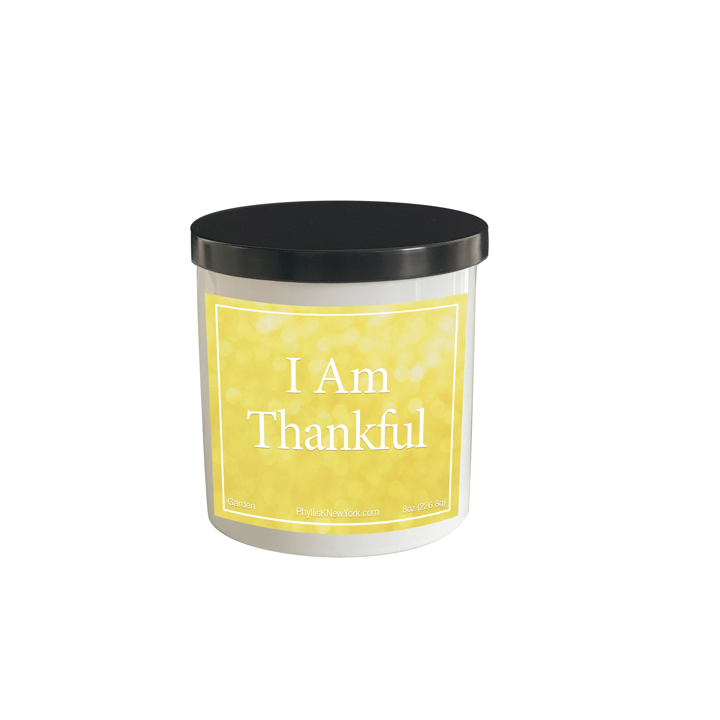 I Am Thankful Affirmation Soy Candle