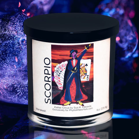 SCORPIO Marrakesh Zodiac Circus Soy Candle