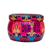 <transcy>Candela da viaggio primaverile con motivo lavanda</transcy>