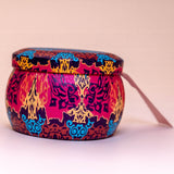 Patterned Lavender Spring Travel Candle