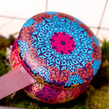 <transcy>Candela da viaggio primaverile con motivo lavanda</transcy>