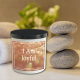 I Am Joyful Affirmation Soy Candle