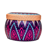 Patterned Lavender Soy Travel Candle