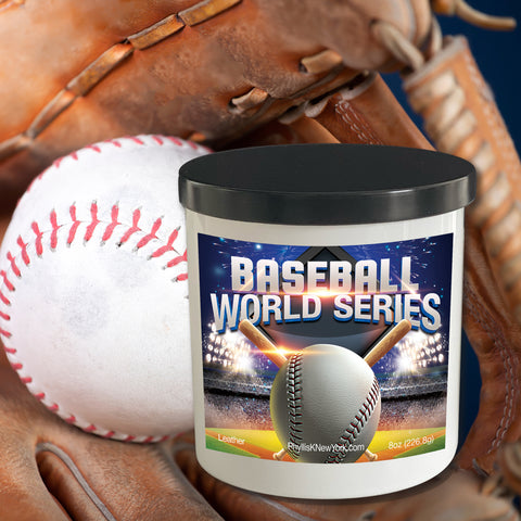 Baseball World Series Soy Candle