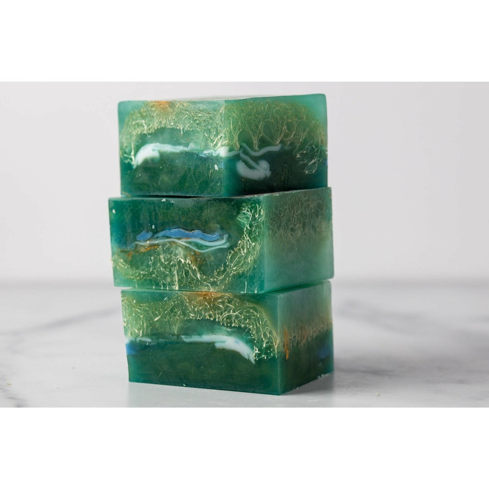 Emerald Marble Loofah Soap