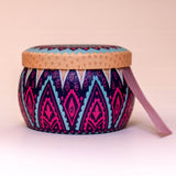 Patterned Lavender Soy Travel Candle